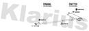 Klarius DN864L - Centre Pipe  - Fits Nissan X-Trail 1.6dCi