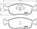 Mintex Brake Pad Set fits -Fiat MDB2076 (also fits other vehicles)