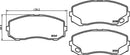 Mintex Brake Pad Set fits - MDB2988 (also fits other vehicles)