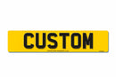 4D Rear Aluminium Number Plate 520 X 111|Standard