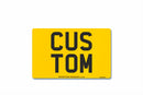 Standard Rear Aluminium Number Plate 330 X 210|Import