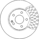 Disctech Brake Disc (Single) - Fits Mazda, Mercedes-benz - ABD3289 - Front Axle