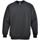 Portwest Polycotton Sweatshirt - Black - X Large - B300BKRXL