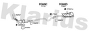 Klarius PG609C - Centre Pipe  - Fits Peugeot 607 2.2HDi