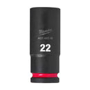 Milwaukee Hex socket ShW 1/2 deep 22mm-1pc - 4932480340
