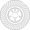 Disctech Brake Disc (Single) - Fits Audi, Bmw - ABD3438 - Front Axle