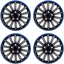 Cosmos Booster 14'' 4 Piece Wheel Trim Set Blue - COS62740