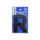 Castle Promotions R - 3in. Adhesive Digit - Black - Pack Of 12 - DPX12R