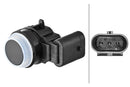 HELLA 6PX 358 270-571 Sensor, parking distance control - 3-pin connector - mounting