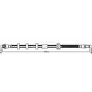 Borg & Beck Brake Hose  - BBH8238 fits Range Rover Evoque