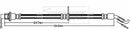 Borg & Beck Brake Hose  - BBH8217 fits Lexus CT200h,Toy Auris,Avensis