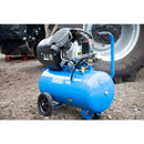 Draper 50L Twin V Oil Compressor - 29355