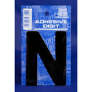 Castle BN N Self Adhesive Digits Blk 3inc