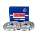 Borg & Beck Brake Disc Pair  - BBD5391 fits Renault TraficIII 1.6dCi 5/14-