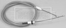 Borg & Beck Brake Cable- RH Rear - BKB2609 fits Renault Clio (-ABS) 8/00-