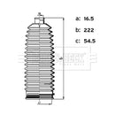 Borg & Beck Steering Bellow Set - BSG3496