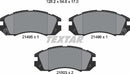 Textar Brake Pad Set - 2149501