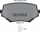 Textar Brake Pad Set - 2331401