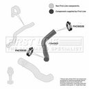 First Line Turbo Hose  - FTH1307 fits LR Freelander 2.0 M47 97-07