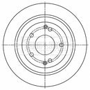 Borg & Beck Brake Disc (Pair)  - BBD5497