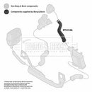 Borg & Beck Turbo Hose  - BTH1146 fits VAG A4 2.0