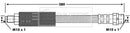 Borg & Beck Brake Hose  - BBH6927 fits BMW 7 series E38 96-