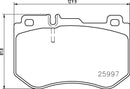 Mintex Brake Pad Set fits -MercedesBenz MDB3705 (also fits other vehicles)