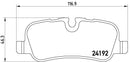 Brembo Brake Pad Set - P44013