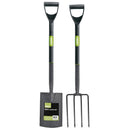 Draper Carbon Fork & Spade Set - 83971