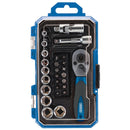 Socket Set, 1/4" Sq Dr (27 Piece)
