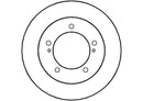 Disctech Brake Disc (Single) - Fits Suzuki, Toyota - ABD3462 - Front Axle
