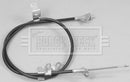 Borg & Beck Brake Cable- RH Rear - BKB2727 fits Toyota Yaris (disc) 99-