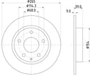 Mintex Brake Discs fits -Mazda V302:5 MDC2605 (also fits other vehicles)