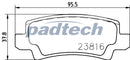 Padtech Brake Pad Set - PAD2596