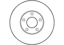 Disctech Brake Disc (Single) - Fits Audi - ABD3524 - Front Axle
