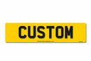 4D Rear Aluminium Number Plate 533 X 127|Oversized