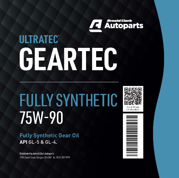 Ultratec Geartec Fully Synthetic 75W90 - 5 Litre Engine Oil