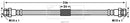 Borg & Beck Brake Hose  - BBH7747 fits VW Touran (1T1,1T2)