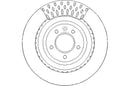 Disctech Brake Disc (Single) - Fits Land rover - ABD3324 - Rear Axle
