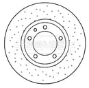Borg & Beck Brake Disc (Single)  - BBD6044S