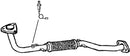 Klarius 301201 - Front Pipe For Cat  - Fits Nissan Primera 1.6i