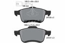 Textar Brake Pad Set - 2472901