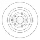 Borg & Beck Brake Disc Pair  - BBD5405 fits Nissan 350Z 10/03-06/09