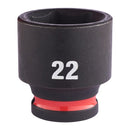 Milwaukee Hex socket ShW 3/8 STD 22mm-1pc - 4932480279