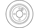 Disctech Brake Disc (Single) - Fits Mini, Opel - ABD2042 - Rear Axle