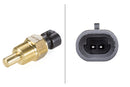 HELLA 6PT 009 107-601 Sensor, coolant temperature - 12V - 2-pin connector