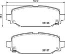 Mintex Brake Pad Set fits -Jeep MDB4142 (also fits other vehicles)