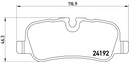 Brembo Brake Pad Set - P44019