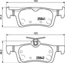 Mintex Brake Pad Set fits -Ford MDB3442 (also fits other vehicles)