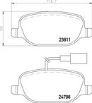 Mintex Brake Pad Set fits -Alfa Romeo MDB3125 (also fits other vehicles)